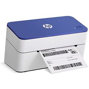 HP Work Solutions Compacte verzendbare 4x6 thermische labelprinter Gebruiksvriendelijke, snelle 203 DPI-printer voor thuiskantoor Ondersteunt pc en Mac