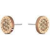 Tommy Hilfiger - Oorknopjes - Goud - RVS Stud - Versierd met Kristallen