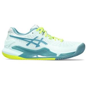 ASICS Gel-Resolution 9 Clay Sneakers voor dames, Verzachtende zee Gris Blauw, 37 EU