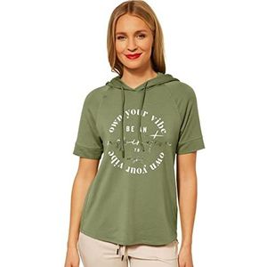 Street One T-shirt voor dames, groen, 36