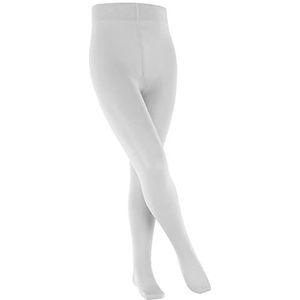 FALKE Uniseks-kind Panty Cotton Touch K TI Katoen Dun eenkleurig 1 Stuk, Wit (White 2000), 122-128