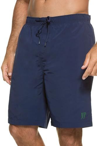 JP 1880 Heren grote maten grote maten Menswear L-8XL zwemshorts, strandkleding, elastische tailleband, tot maat 8 XL 702526, donkermarine, 3XL