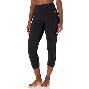 Juicy Couture Vrouwen hoge taille Crop Yoga strakke legging, Zwart, M