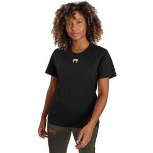VENUM, Dames UFC Adrenaline by Women's Fight Week T-shirt van katoen, korte mouwen, zwart, L, Zwart, L