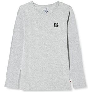 Vingino Jongens B-Basic Longsleeve Shirt, Grey Mele, 6 Jaar