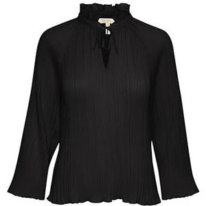 Part Two MyraPW Damesblouse, regular fit, lange mouwen, Zwart, 36