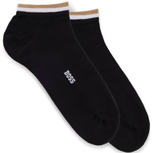BOSS - Sneakersokken - Zwart - 2P AS Uni stripe CC - Set van 2 stuks