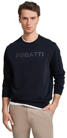 bugatti Sweatshirt voor heren, blauw, M