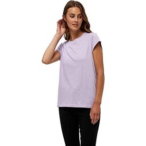 Minus Dames Leti Tee T-shirt, Purple Breeze, S