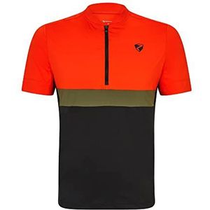 Ziener Narran Fietsshirt voor heren, mountainbike, racefiets, ademend, sneldrogend, elastisch, korte mouwen (1 stuk)