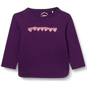 s.Oliver T-shirt voor meisjes met lange mouwen, lila (lilac), 80 cm