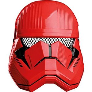 Rubie's officiële Disney Star Wars Ep 9, rode Stormtrooper half gezichtsmasker, kinderen een maat