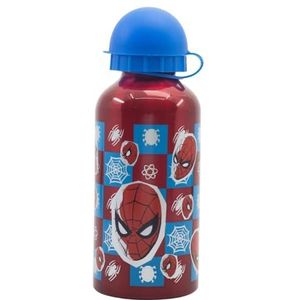ALMACENESADAN 4772; aluminium fles 400 ml Spiderman urban web; BPA-vrij.