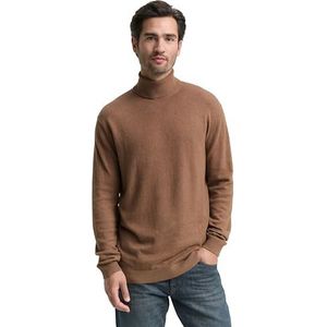 TOM TAILOR heren trui, 38678 - Dark Taupe Melange, XS