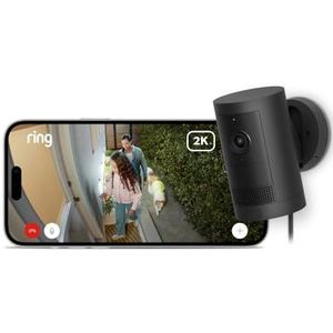 Nieuwe Ring Buitencamera Plus met stekkeradapter (Outdoor Camera Plus) | 2K met Ring Vision I zelf te installeren beveiligingscamera | alternatief voor CCTV I 30 dagen gratis Ring Home-abonnement