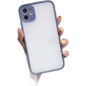 Silky Touch Hoes compatibel met iPhone 12, 6,1 inch, premium zachte vloeibare siliconenrubber, anti-vingerafdruk, flexibele beschermhoes voor het hele lichaam, schokbestendig, valbescherming, grijs