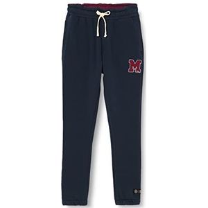 Mexx Sweatpants voor heren met small print, Donkerblauw, XL