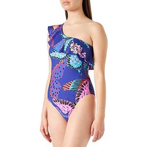 Desigual Womens Swim_Ariel One Piece Swimsuit, Blauw, XS