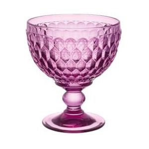 Villeroy & Boch - Boston Berry sektglas/dessertschaaltje, 250 ml, schaal van kristalglas voor champagne en lekkernijen, vaatwasmachinebestendig, roze