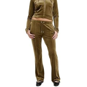 Juicy Couture - Velour Track Pants - Dark Olive - Sportbroeken