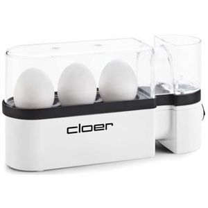 Cloer 6021 - Eierkoker - Transparant - Wit