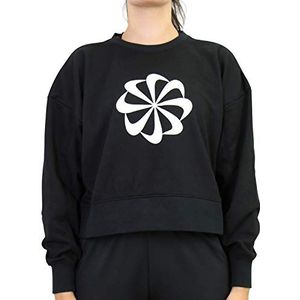 Nike Dames Icon Clash Dry Pt Tp Gd Sweatshirt, Zwart/Wit, XS