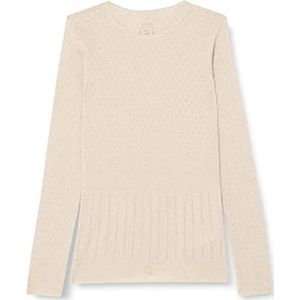 Noa Noa miniature Girl's Mini Girl DoriaNNM T-shirt, Light Ecru Melange, 98/3Y