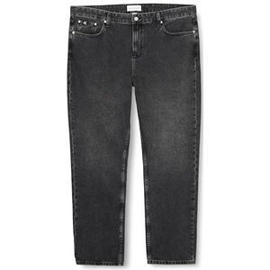 Calvin Klein Jeans Regular Taper Plus Broeken voor heren, Denim Zwart, 46W / 32L