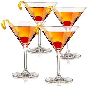 Spiegelau & Nachtmann, 4-delige cocktailglazenset, kristalglas, 165 ml, Perfect Serve, 4500175