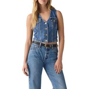 Levi's Dames Bella Denim Corset Top, Yeah Look Ndp, M