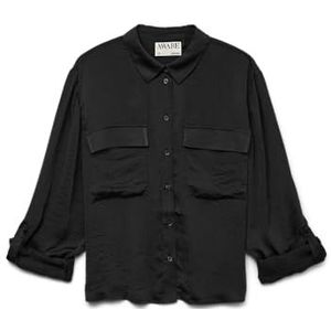 Vmfabiana Ls Shirt VMA Noos, zwart, XXL