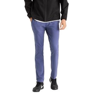 Dockers Go Active Flex Chino Skinny Active broek, blauwe kroon, 34W Heren, Blauwe kroon, 34W