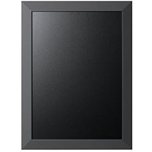 Bi-Office, Blackboard Kamashi antraciet, krijtbord met grijs MDF frame, 90x60cm
