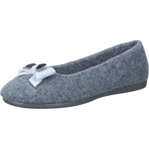 Manitu Home Dames 340083-09 pantoffels, 38 EU, grijs, 38 EU