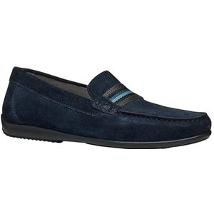 Geox Heren U ASCANIO A Moccasin, Navy, 44 EU, Donkerblauw, 44 EU