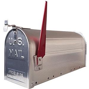 ARREGUI - Americano E2101A - Amerikaanse Brievenbus - Zilver - Maat L