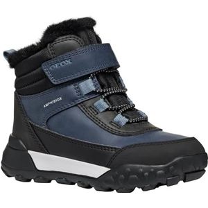 Geox Jongens J Trekkyup Boy B ABX enkellaars, denim zwart, 33 EU