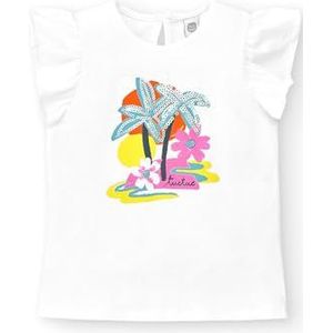 Tuc Tuc Mouwloos T-shirt voor baby's en peuters, Wit, 6 maanden