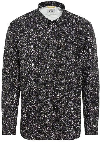 CAMEL ACTIVE - Overhemd - Donkergroen - Regular Fit - Lange Mouw