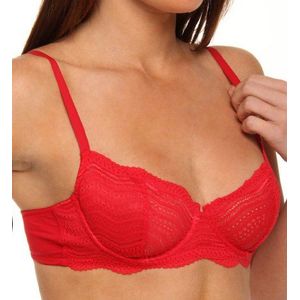 Cosabella Dolce Vita Underwire Damesbeha, Rood (Poinsettia), 95D (Taille Fabricante: 36D)