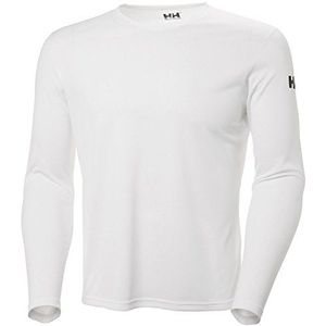 Helly-Hansen Heren vochtafvoerende Tech Crew Top, wit, 3X-Large