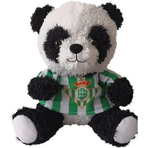 CyP Brands, Real Betis Balompié beer, pluche dier, speelgoed, beer met T-shirt, voetbal, wit en zwart, officieel product