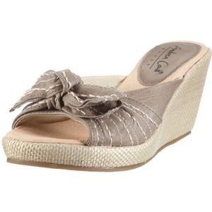 Andrea Conti Dames 0363125 slippers, groen grijs 031, 37 EU