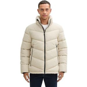 TOM TAILOR Heren 1042207 jas, 26199-Beige Alfalfa, XL, 26199 - Beige Alfalfa, XL