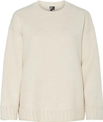 Pcorly Ls O-Neck Oversized Knit Pwp Bc, berk, M
