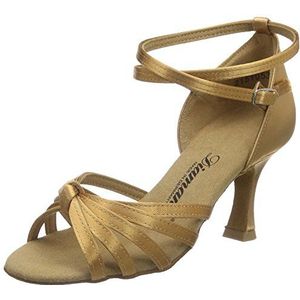 Diamant Latein 109-087-379 dansschoenen voor dames - standaard & latin, bruin brons, 35 EU