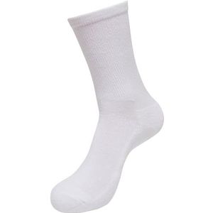 Build Your Brand Unisex Crew Sokken, White, 39-42