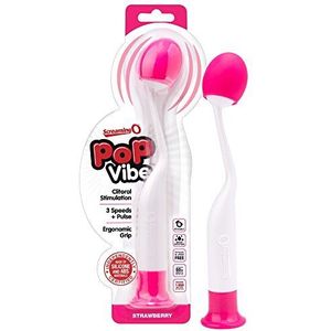 Screaming O Strawberry Pink Pop Vibe clitoris stimulator