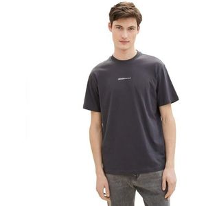 TOM TAILOR Denim T-shirt voor heren, 29476 - Coal Grey, M