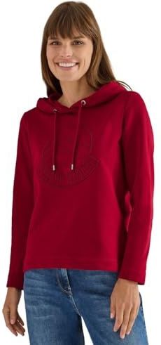 Cecil - Dames Hoodie - Rood - Met Borduursel